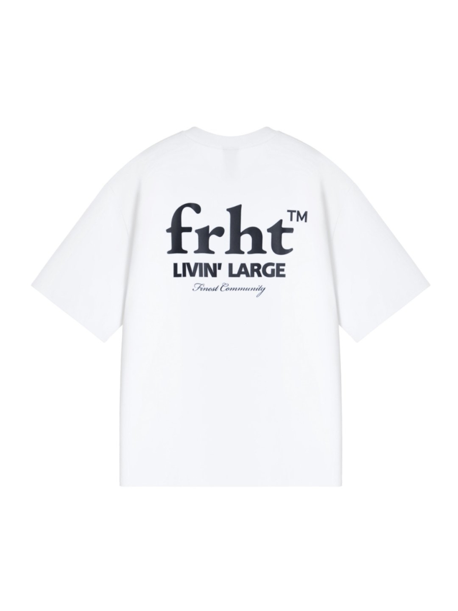 Футболка с принтом FRHT, цвет: белый, TSLVNLWTMN купить онлайн