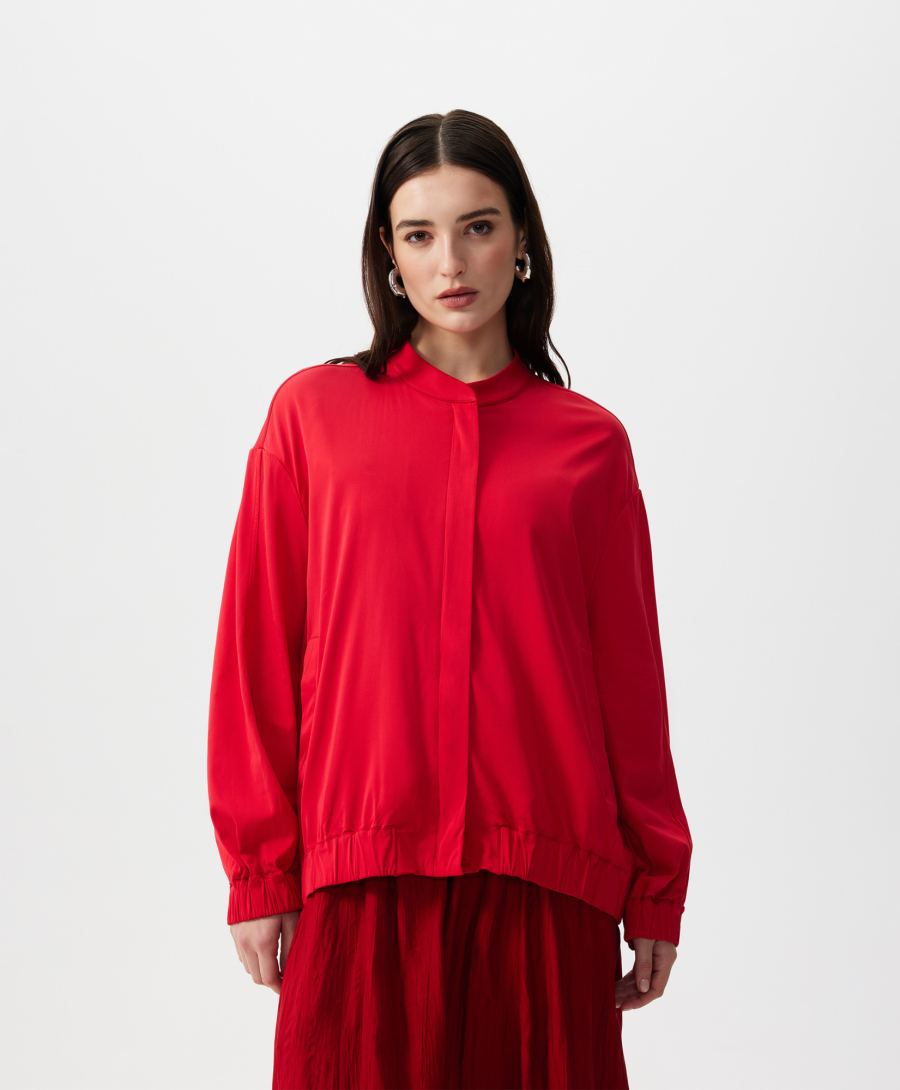 Бомбер оверсайз без подкладки