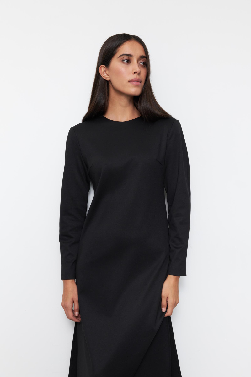 Платье макси из джерси Charmstore, цвет: Черный, 3220-2224-1001 купить онлайн