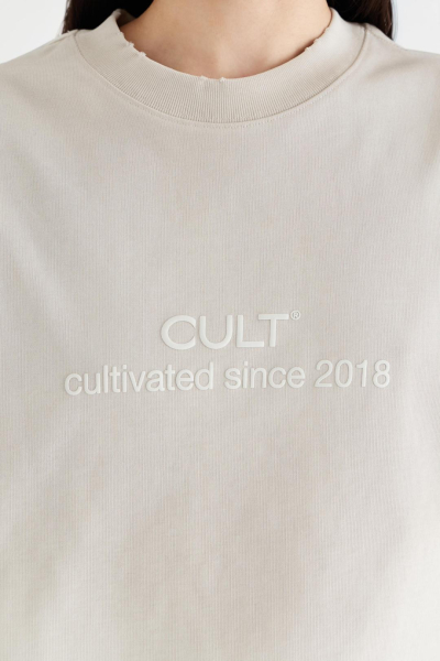 Футболка «Камень» CULTBASE, цвет: серый,  купить онлайн