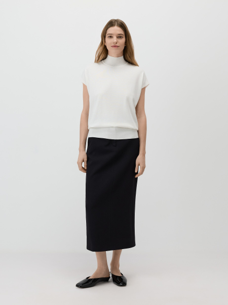 Джемпер из вискозы Conso, цвет: белый, KJS 260718 - молочный купить онлайн