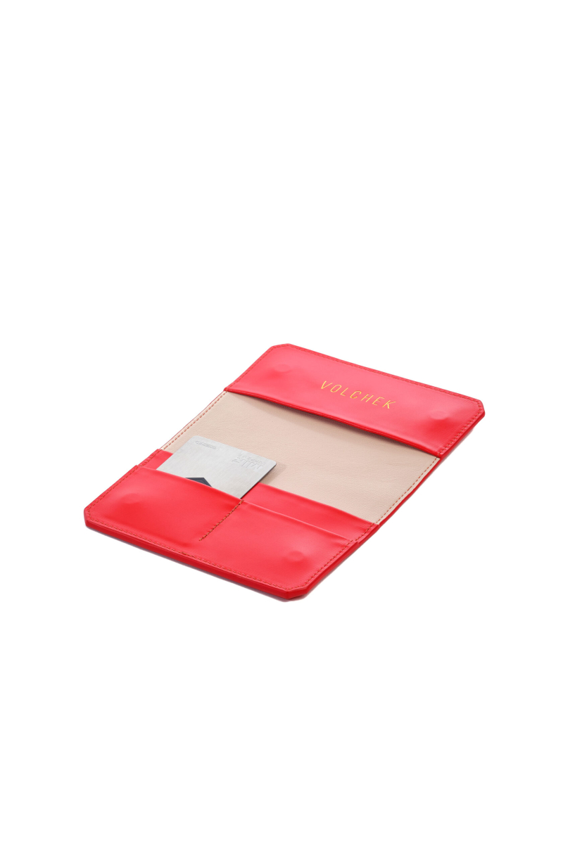 Обложка на паспорт «Миндаль» / «Almond» VOLCHEK, цвет: красный P26 купить онлайн
