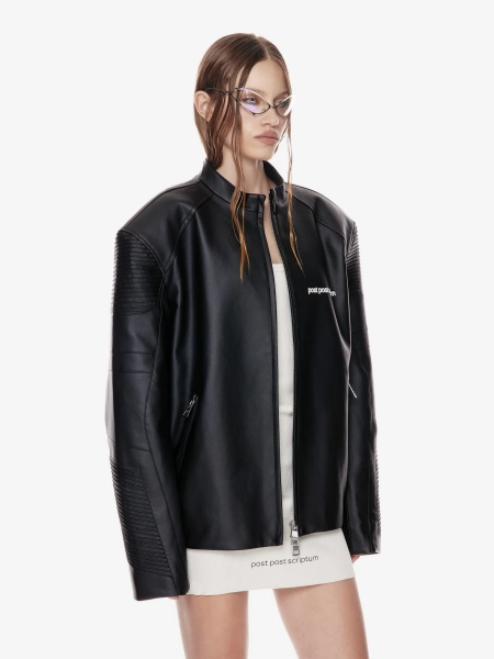 Оверсайз мотобомбер p.p.s., цвет: Черный, 1101.10.00.BLK купить онлайн