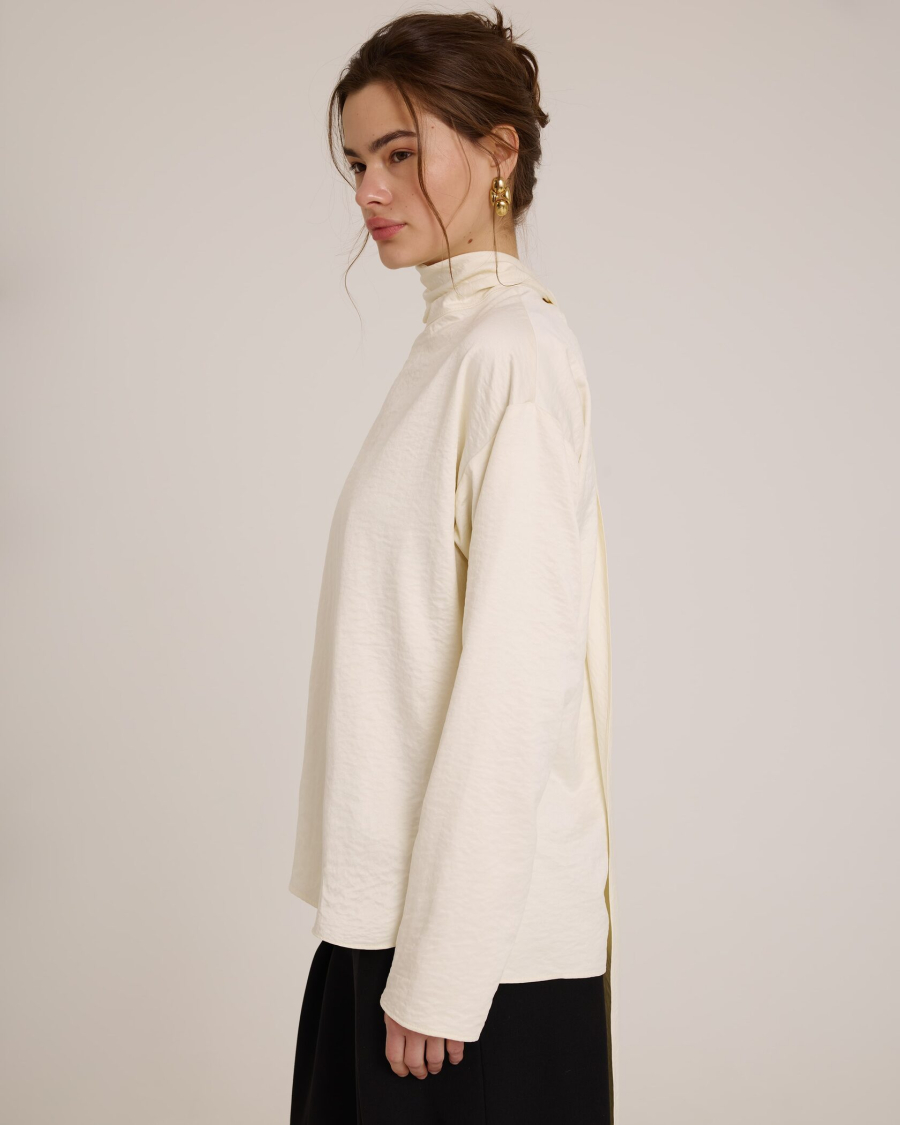 Блуза MILK Anmuse, цвет: белый, BL25S144-MLC купить онлайн