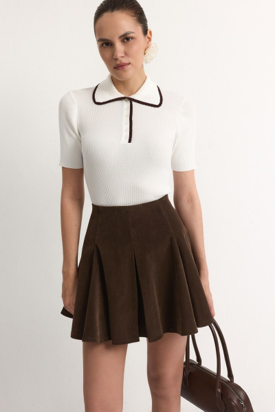 Джемпер из смесовой вискозы TOPTOP, цвет: белый, TT.050.18841.121 купить онлайн