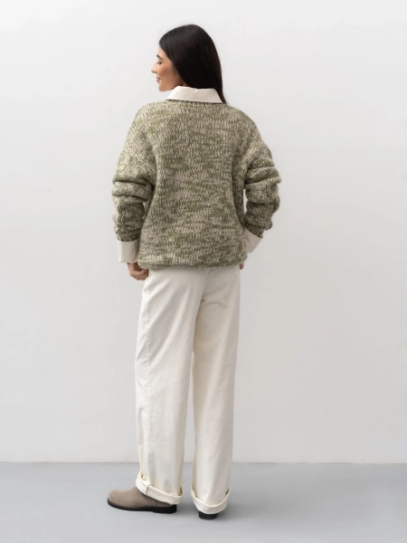 Свитер Brad Pitt TRES, цвет: зеленый, НФ-00002393 купить онлайн Свитер Brad Pitt TRES, цвет: зеленый, НФ-00002393 купить онлайн