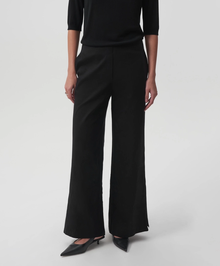 Брюки трикотажные средней посадки GLVR, цвет: Черный,  купить онлайн