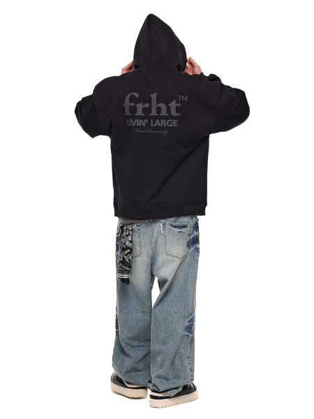 Худи с принтом FRHT, цвет: Черный, HDLVNLRGBLK купить онлайн