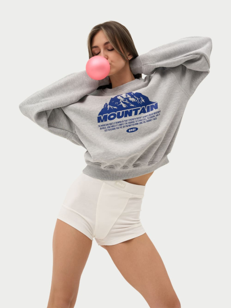 Свитшот с начесом ONSI, цвет: серый,  купить онлайн