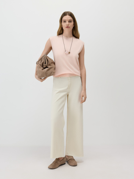 Топ из вискозы Conso, цвет: розовый, KM 260721 - светло-розовый купить онлайн