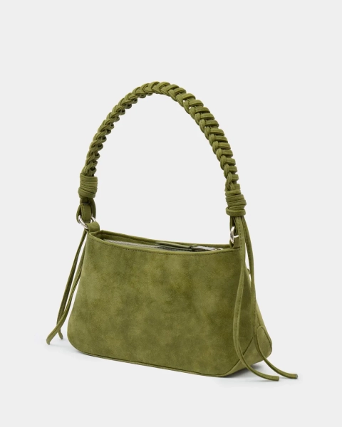 Сумка с декоративной шнуровкой Arny Praht, цвет: зеленый  купить онлайн