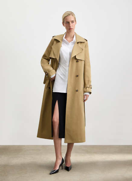 Тренч ALL WE NEED, цвет: бежевый,  купить онлайн