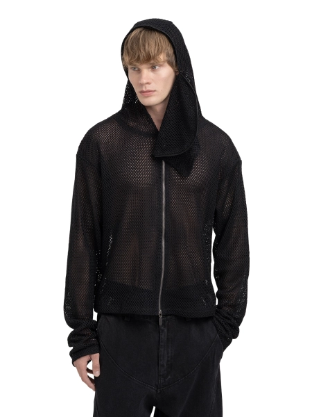 Худи MANTLE MESH ZIP ABC, цвет: Черный, 00-159 купить онлайн