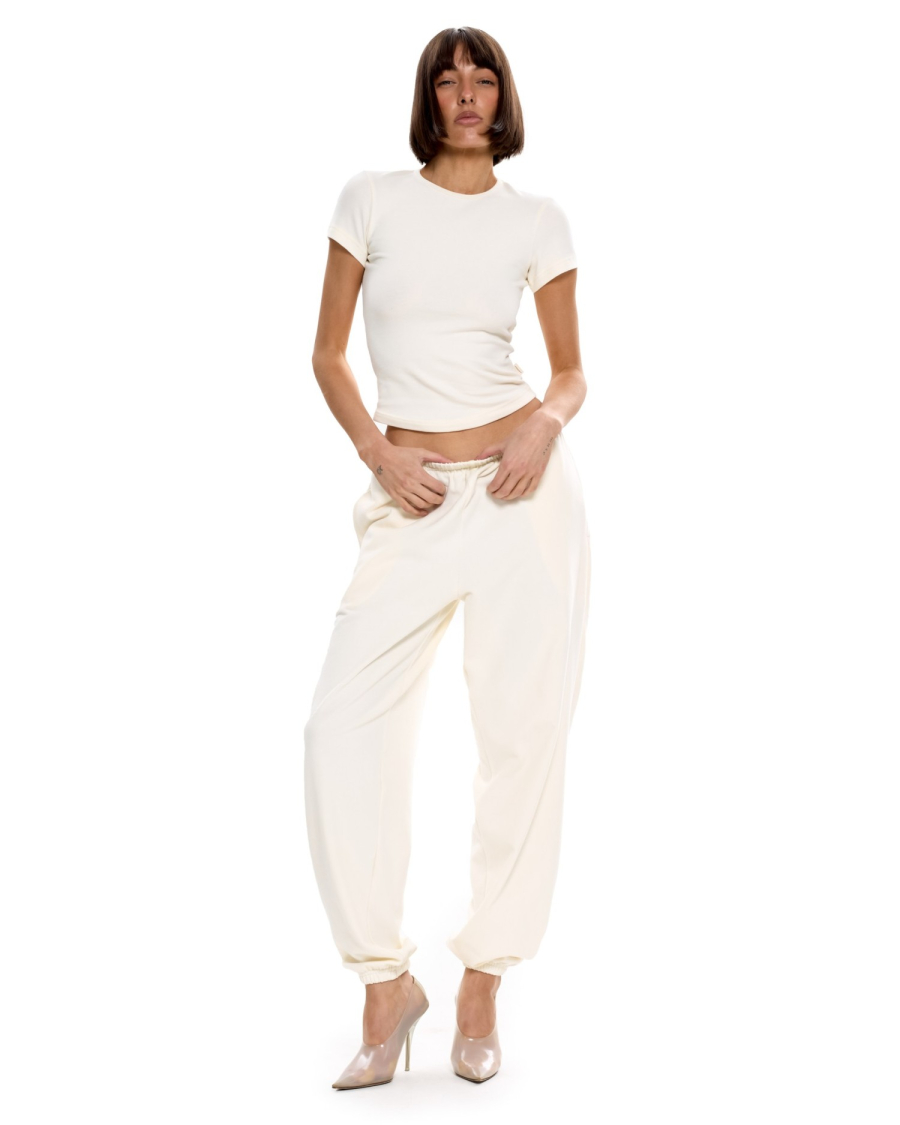 Джоггеры Suborbia, цвет: молочный, 006971 купить онлайн