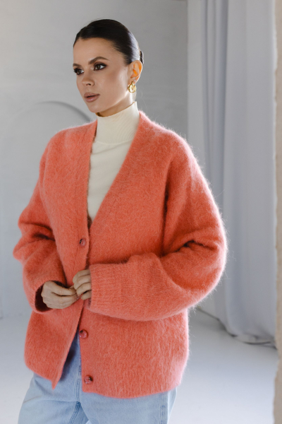 Кардиган альпака VLVT, цвет: красный, 00-00005308 купить онлайн