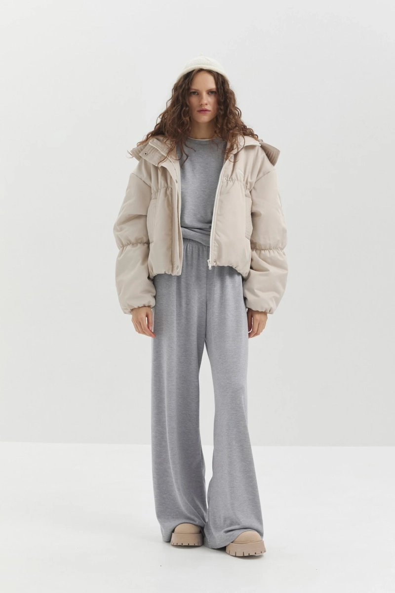 Куртка укороченная marte, цвет: бежевый,  купить онлайн