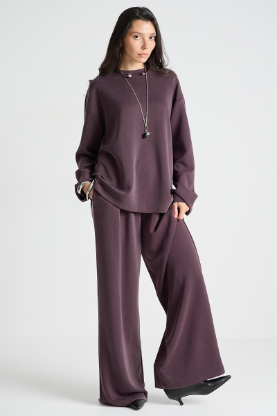 Костюм: лонгслив+брюки MIA AIM, цвет: фиолетовый, MIA742 купить онлайн