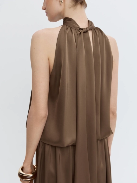 Комбинезон из атласа ANNA PEKUN, цвет: серый, 23.2600.800 купить онлайн