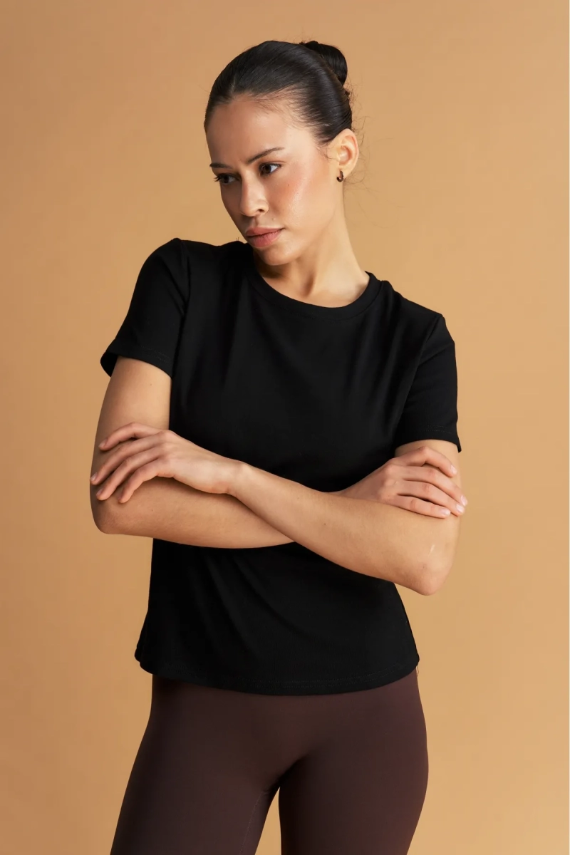 Футболка Слим базовая Erist store, цвет: Черный, НФ-00003748 купить онлайн