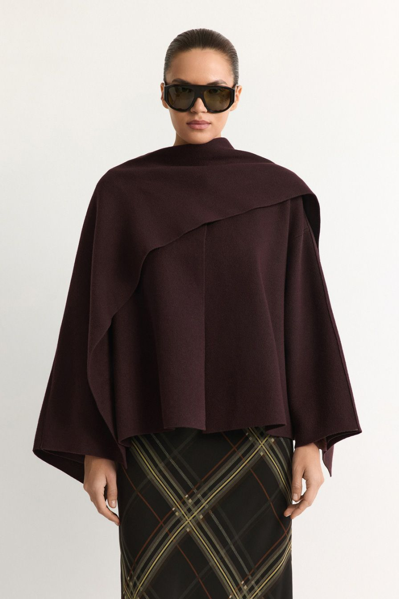 Кардиган с шарфом