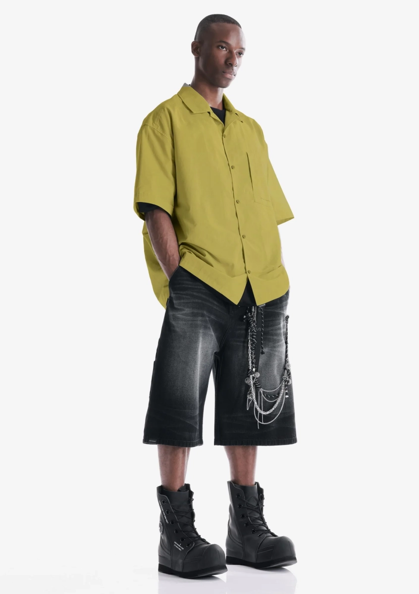 Рубашка KRAKATAU, цвет: горчично-желтый, Nm80-812 купить онлайн