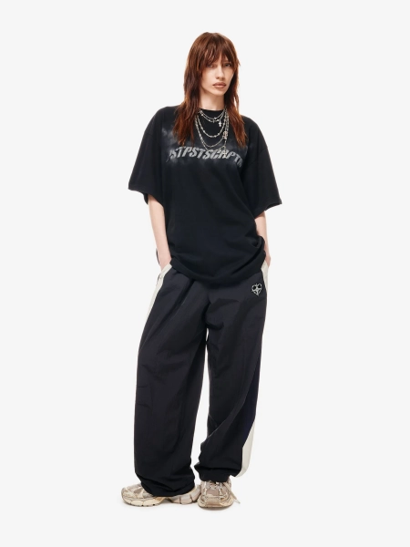 Футболка оверсайз с принтом p.p.s., цвет: Черный, 1038.00.00.BLK купить онлайн