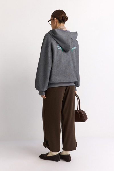 Худи с принтом TOPTOP, цвет: серый, TT.054.17841.801 купить онлайн