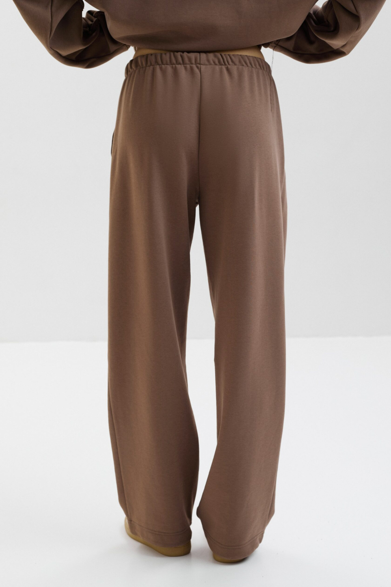 Брюки из футера marte, цвет: коричневый,  купить онлайн