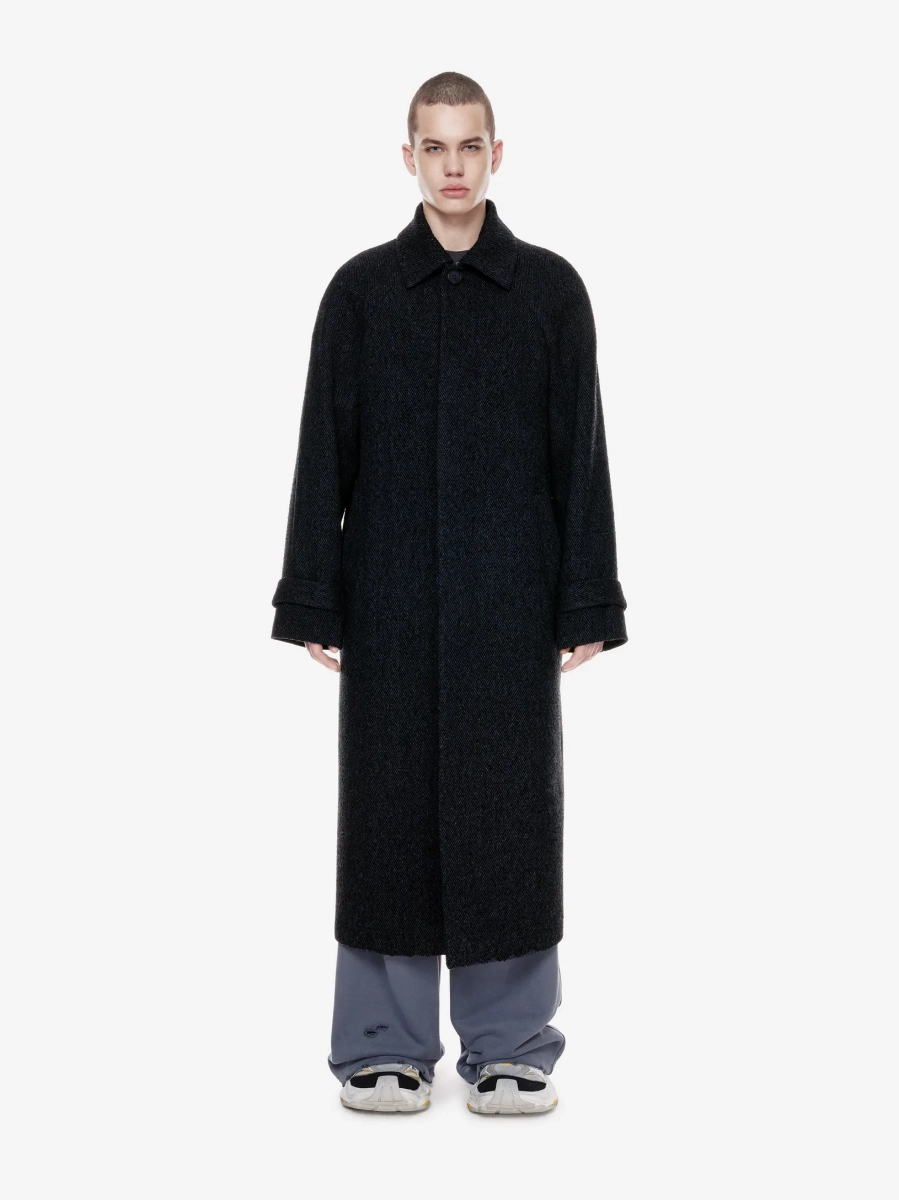 Однобортное пальто оверсайз из шерсти p.p.s., цвет: мультиколор, 1114.000.00.00.024 купить онлайн