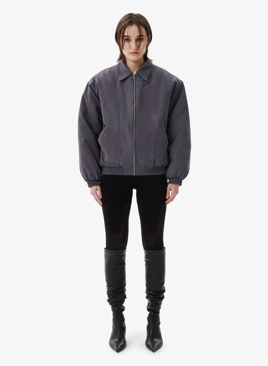 Бомбер утепленный F | ABLE, цвет: серый, BMBR-FBL-FRM-GRPHT купить онлайн