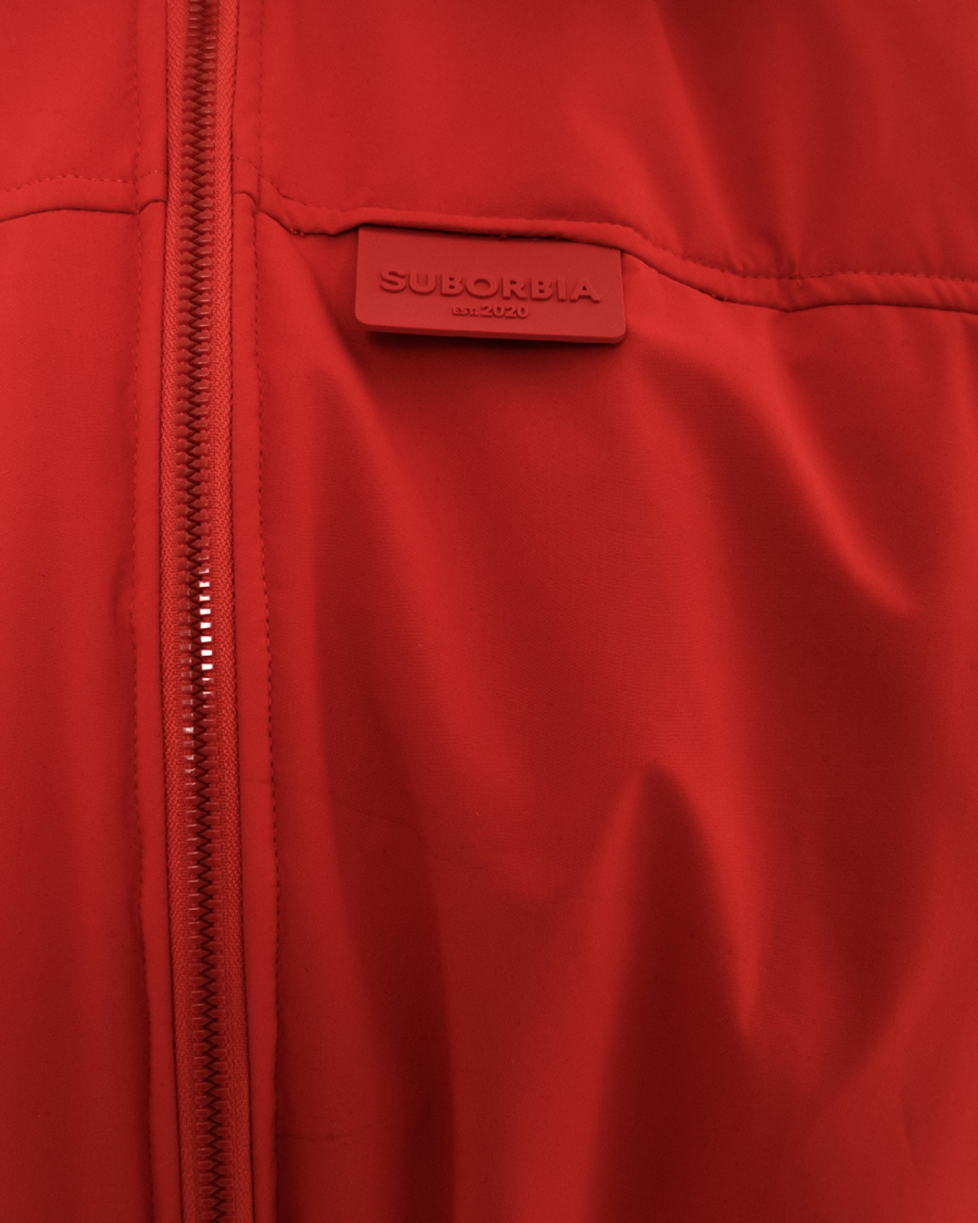 Бомбер с воротником-стойкой Suborbia, цвет: красный, 04573 купить онлайн