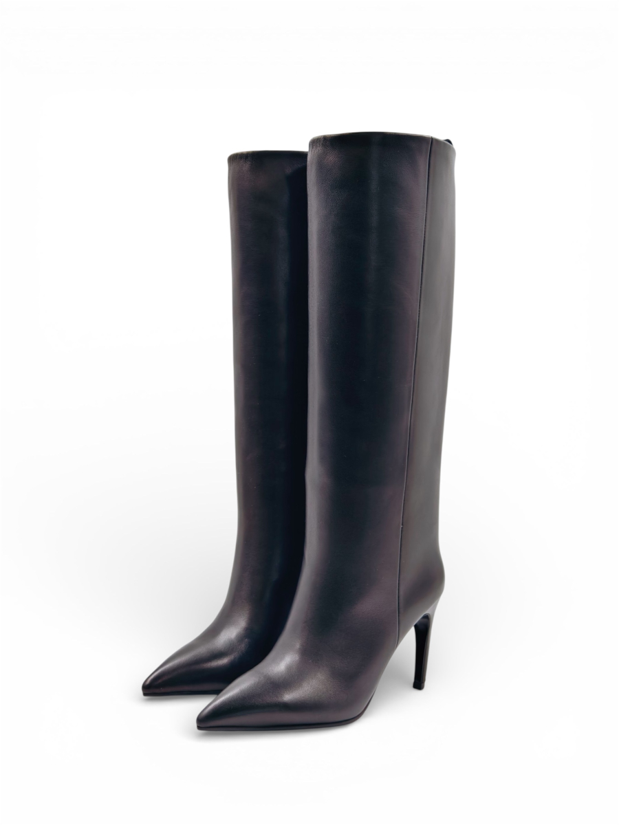 Сапоги демисезонные из натуральной кожи GRANDERA, цвет: Черный h25915-1502-26yp1 (942) купить онлайн