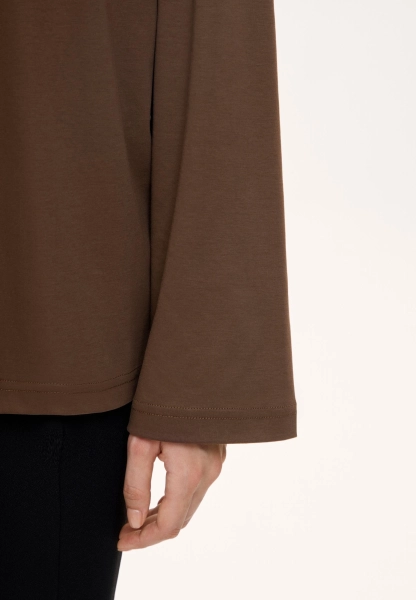 Женский лонгслив оверсайз MUTED, цвет: коричневый, 904194.WLSL0022_Brown купить онлайн