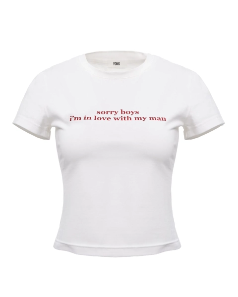 Футболка SORRY BOYS MILK YONS, цвет: белый, YO-792 купить онлайн