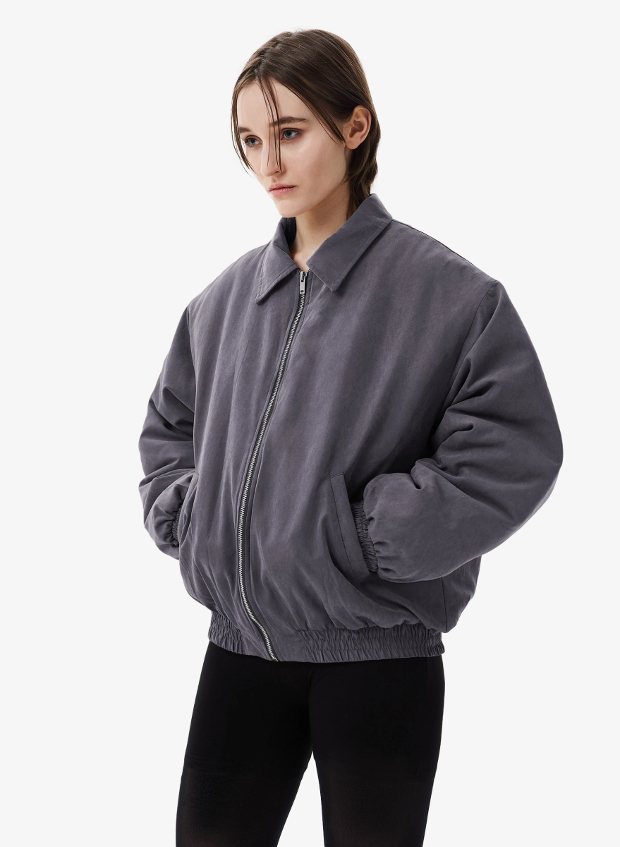 Бомбер утепленный F | ABLE, цвет: серый, BMBR-FBL-FRM-GRPHT купить онлайн