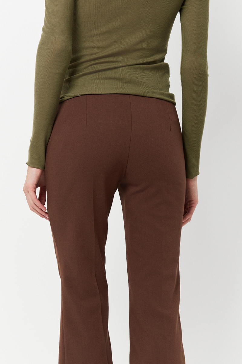 Брюки укороченные Ricoco, цвет: шоколадный, 7044/1 купить онлайн