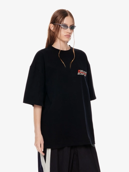 Футболка оверсайз с принтом p.p.s., цвет: Черный, 1131.001.00.01.001 купить онлайн