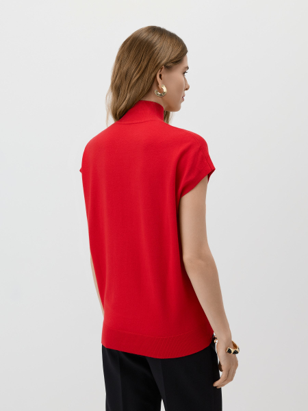 Джемпер из вискозы Conso, цвет: красный, KJS 260718 - красный купить онлайн