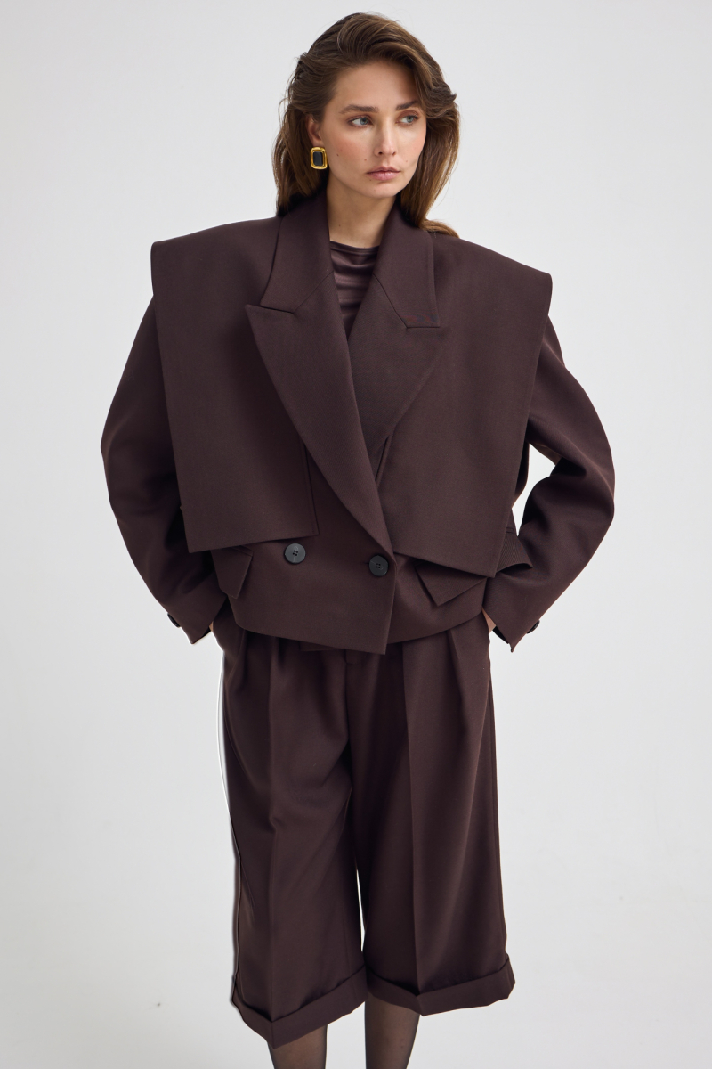 Жакет с акцентными деталями