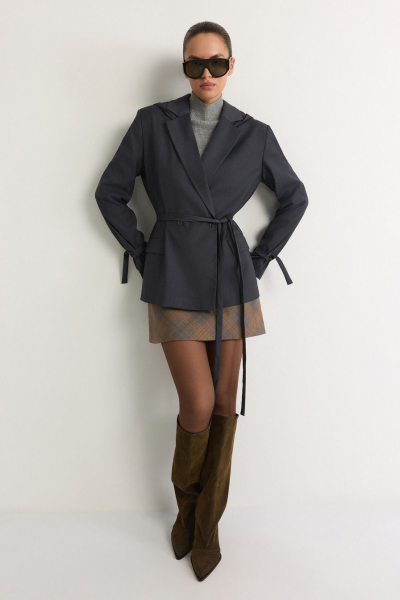 Жакет с капюшоном TOPTOP, цвет: серый, TT.060.18013.800 купить онлайн