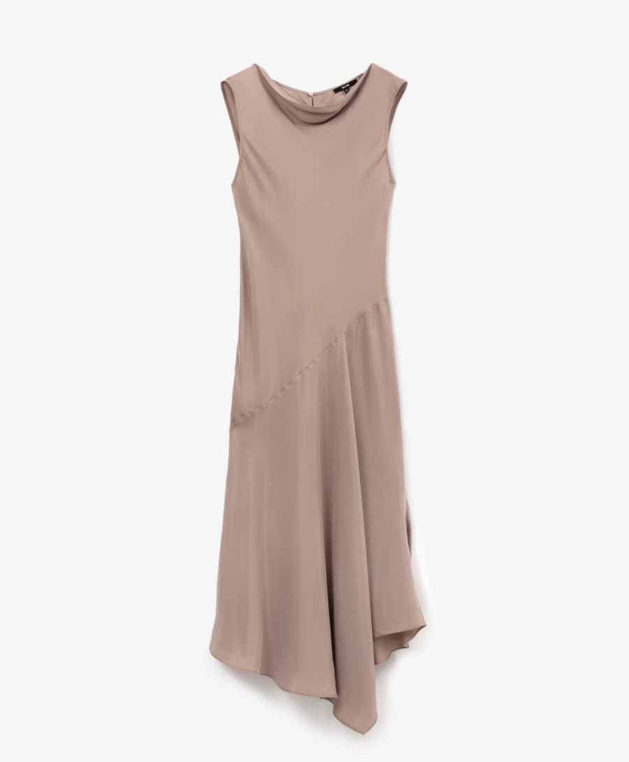 Платье макси без рукавов