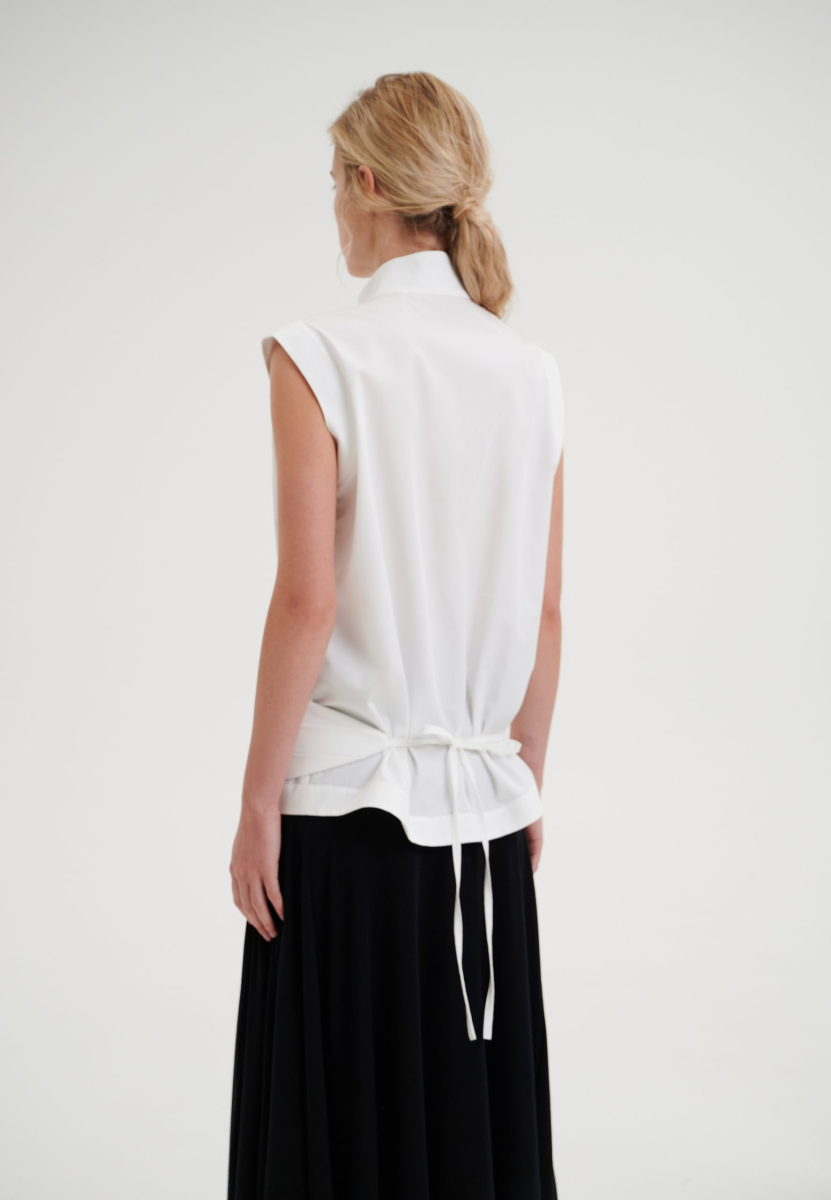 Рубашка без рукавов CHUBA, цвет: белый,  купить онлайн