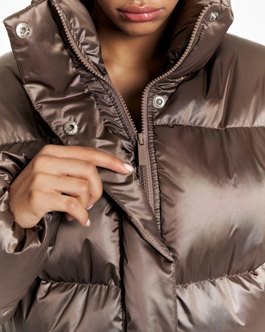 Пуховик PUFFER Y2 MOKKO YONS, цвет: мокко,  купить онлайн Пуховик PUFFER Y2 MOKKO YONS, цвет: мокко,  купить онлайн