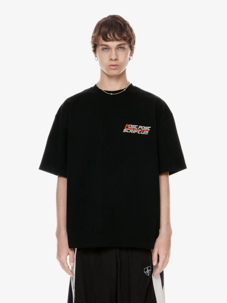 Футболка оверсайз с принтом p.p.s., цвет: Черный, 1131.001.00.01.001 купить онлайн