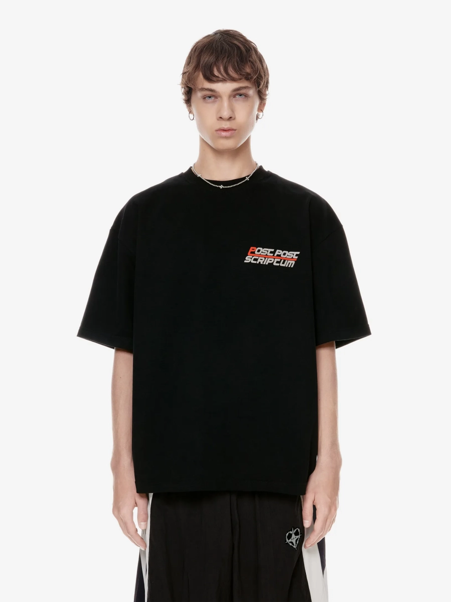Футболка оверсайз с принтом p.p.s., цвет: Черный, 1131.001.00.01.001 купить онлайн