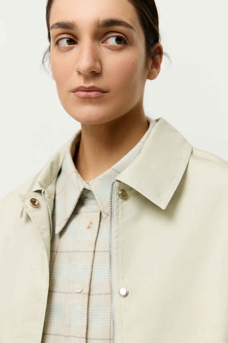 Куртка со съемным воротником AROUND, цвет: хаки, 210_76C02 купить онлайн