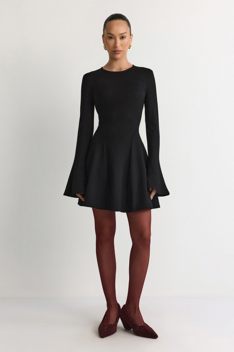 Платье из смесового района TOPTOP, цвет: Черный, TT.010.15096.901 купить онлайн