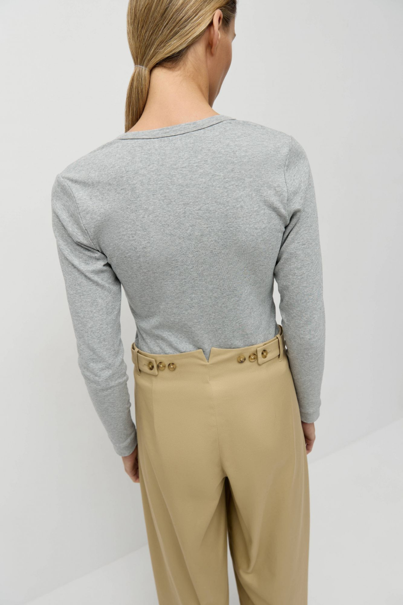 Брюки из итальянского хлопка AROUND, цвет: бежевый, 2816_46W01 купить онлайн