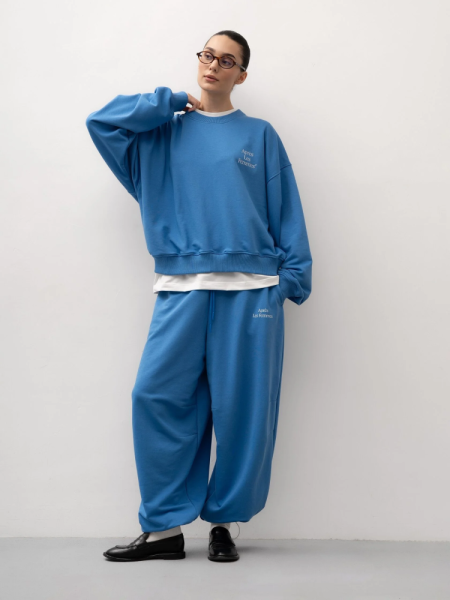 Брюки из хлопка на резинке