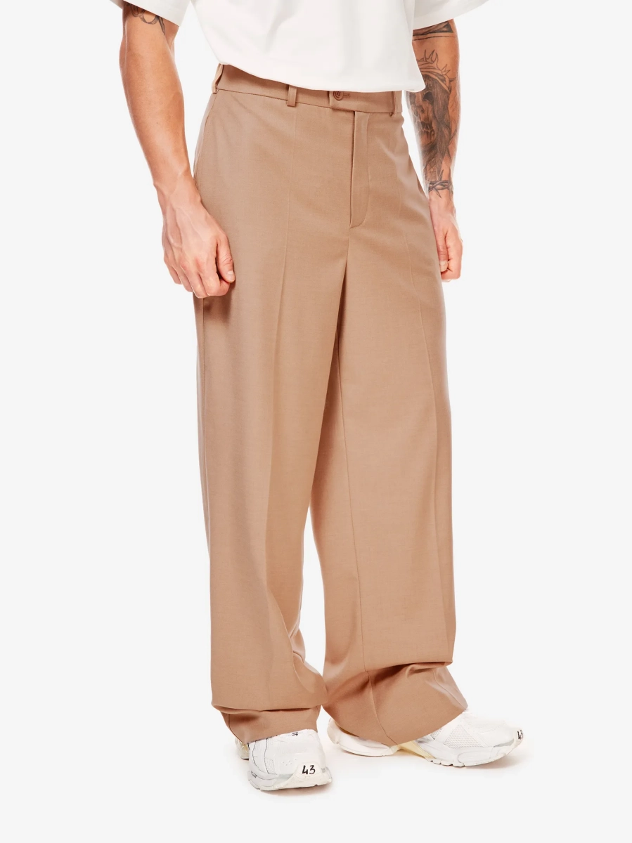 Брюки прямого кроя p.p.s., цвет: песочный, P_0928.00.00.BRN купить онлайн Брюки прямого кроя p.p.s., цвет: песочный, P_0928.00.00.BRN купить онлайн